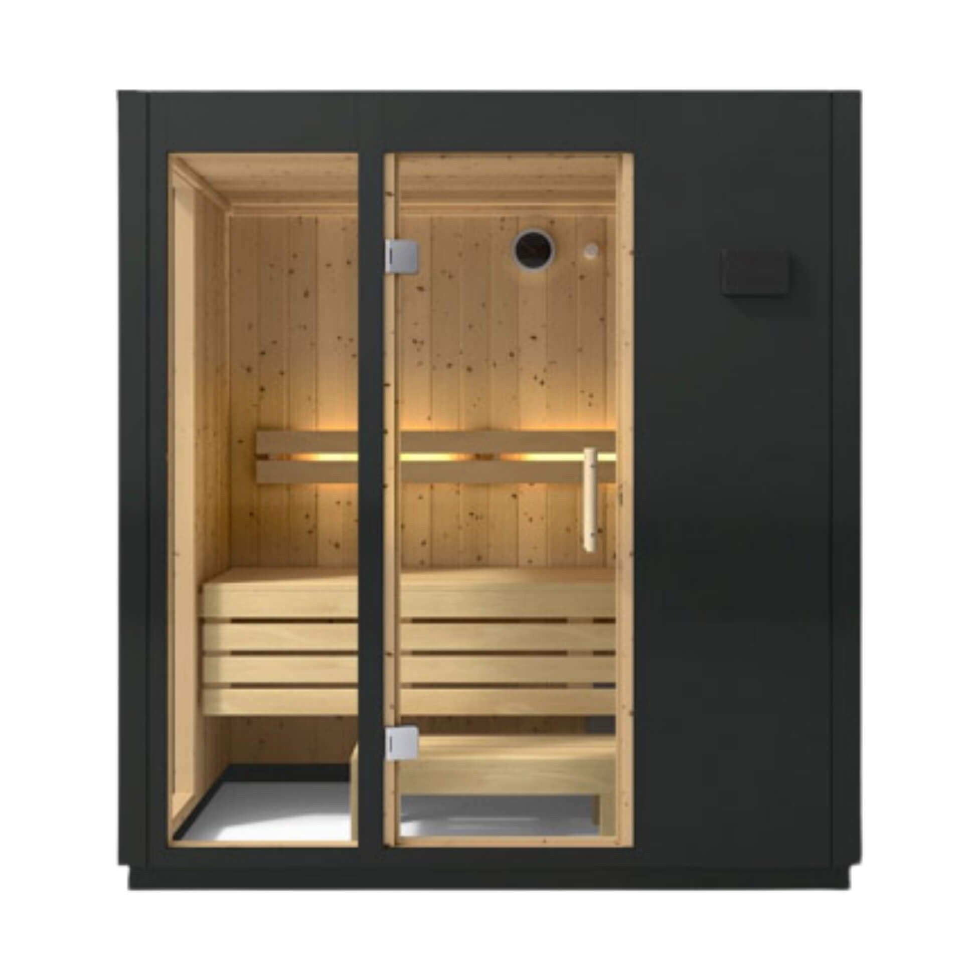 Scandinavian Spruce Indoor Sauna Alcove Kit | SAKSBY WHOLESALE