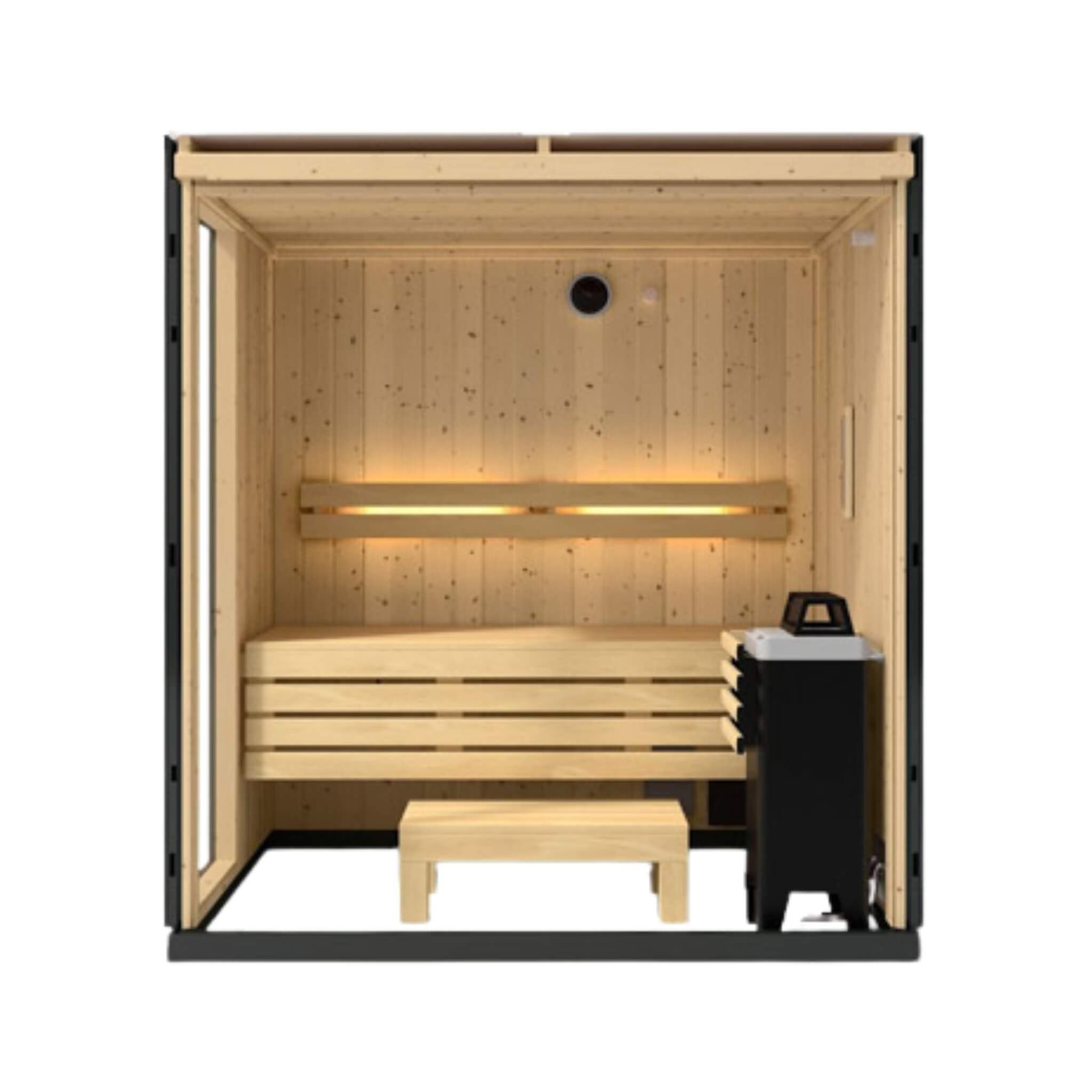 Scandinavian Spruce Indoor Sauna Alcove Kit | SAKSBY WHOLESALE