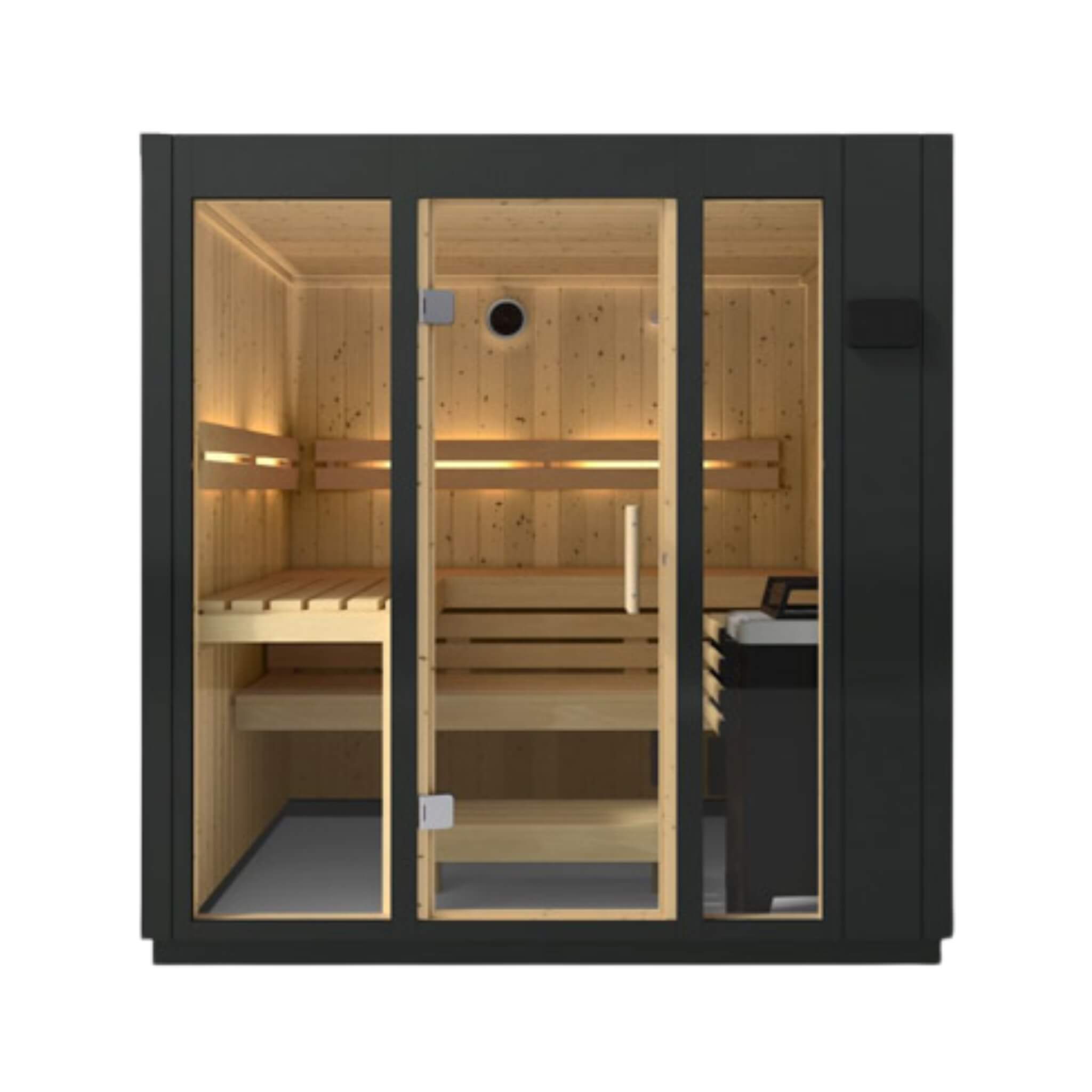 Scandinavian Spruce Indoor Sauna Alcove Kit | SAKSBY WHOLESALE