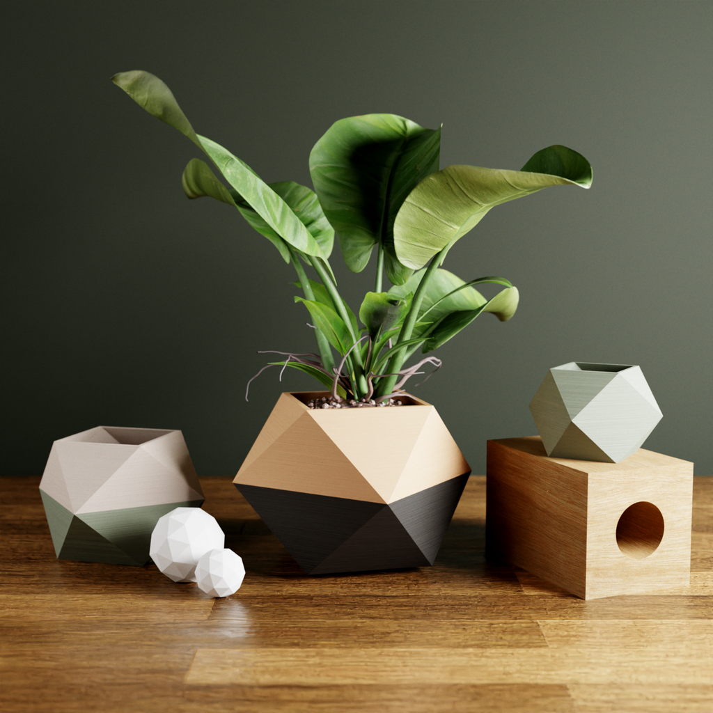 Sculpted Modern Planter Large | Modernized Pottery