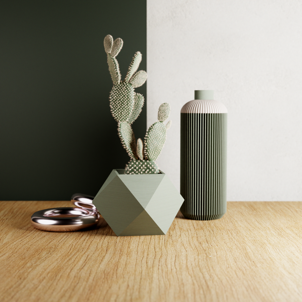 Sculpted Modern Planter Large | Modernized Pottery