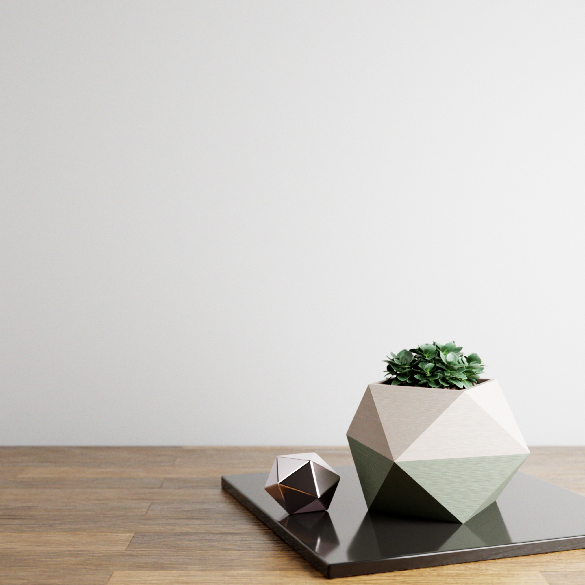 Sculpted Modern Planter Large | Modernized Pottery