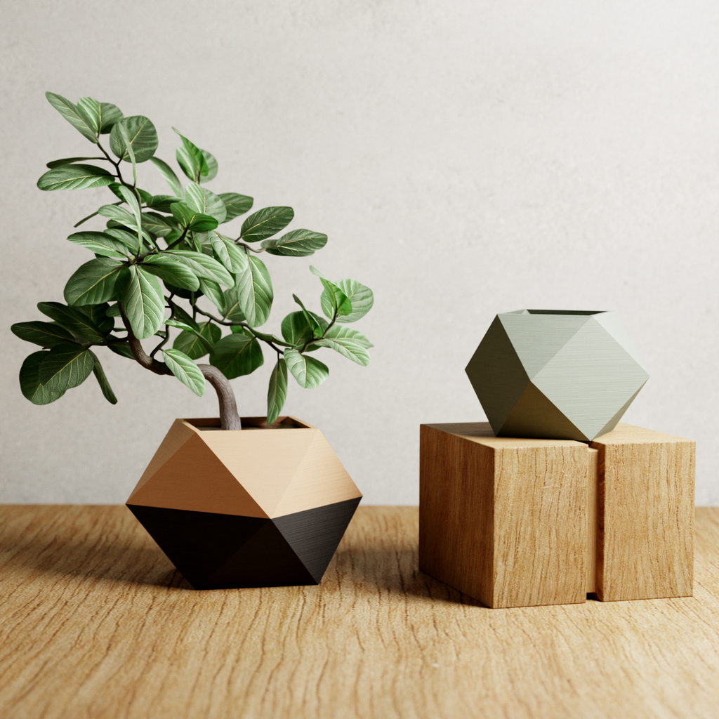 Sculpted Modern Planter Large | Modernized Pottery