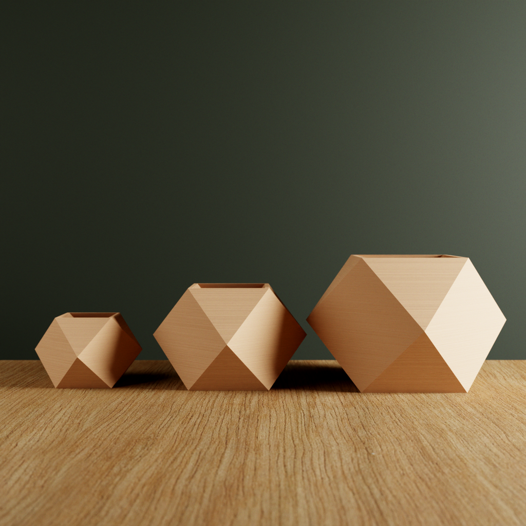 Sculpted Modern Planter Large | Modernized Pottery