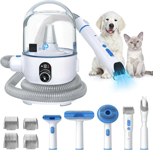 5 In 1 Pet Grooming Vacuum Kit With 2 L Dust Cup For Pets