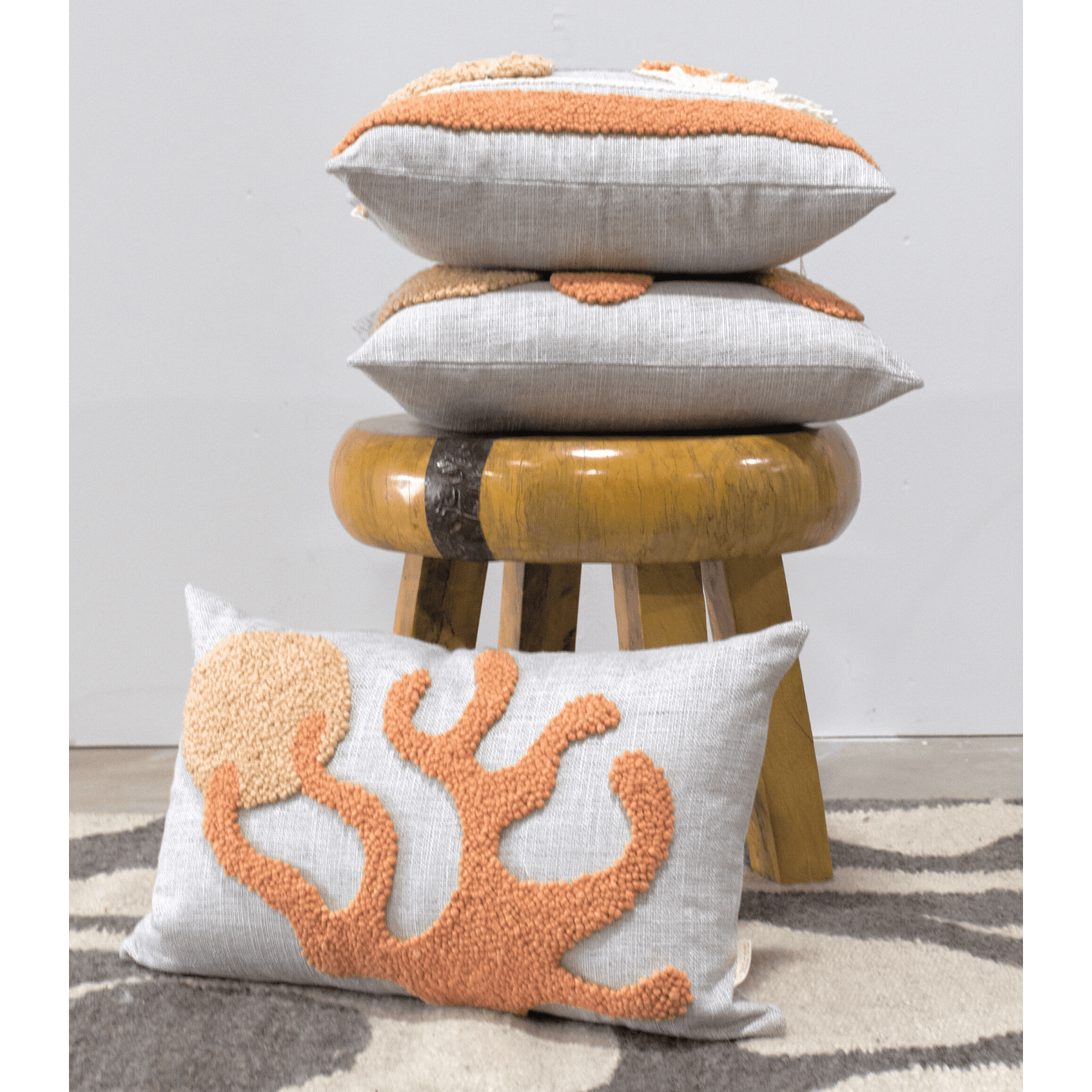 Sea Coral Throw Pillow