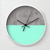 Sea on Concrete Wall clock