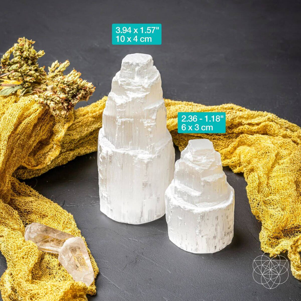 Selenite Elegant Bright Cleansing Lamp | Conscious Items