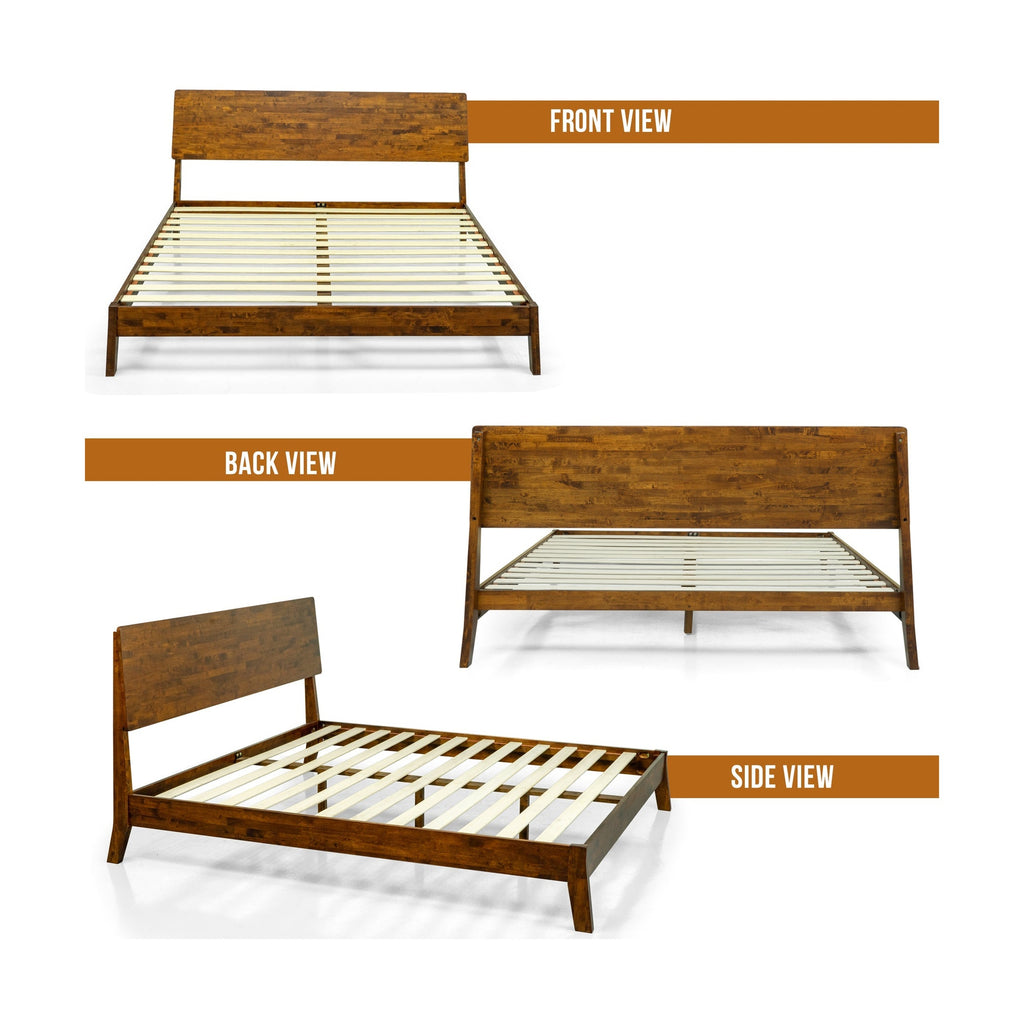Serenity Solid Wood Bed Frame