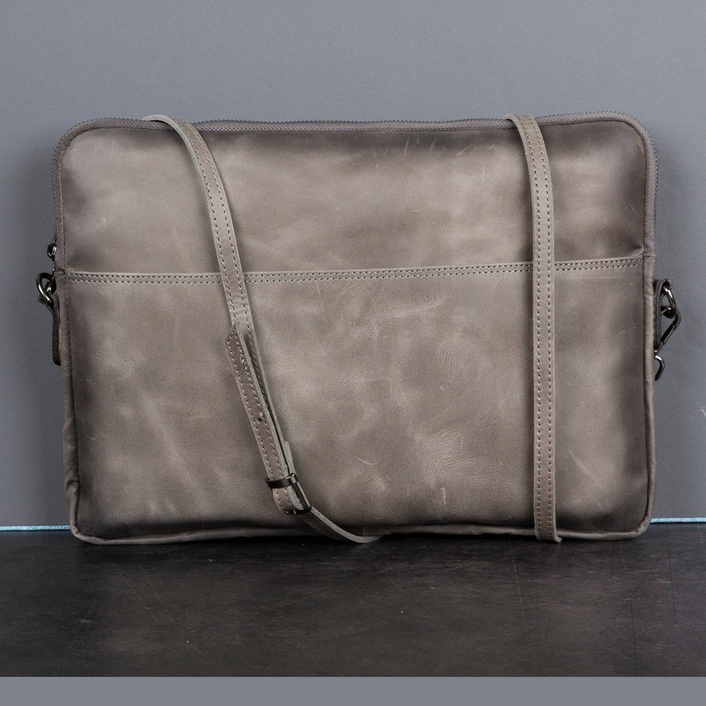 Seward Leather Laptop Bag with Shoulder Strap - MacBook Sleeve 14" & 16"