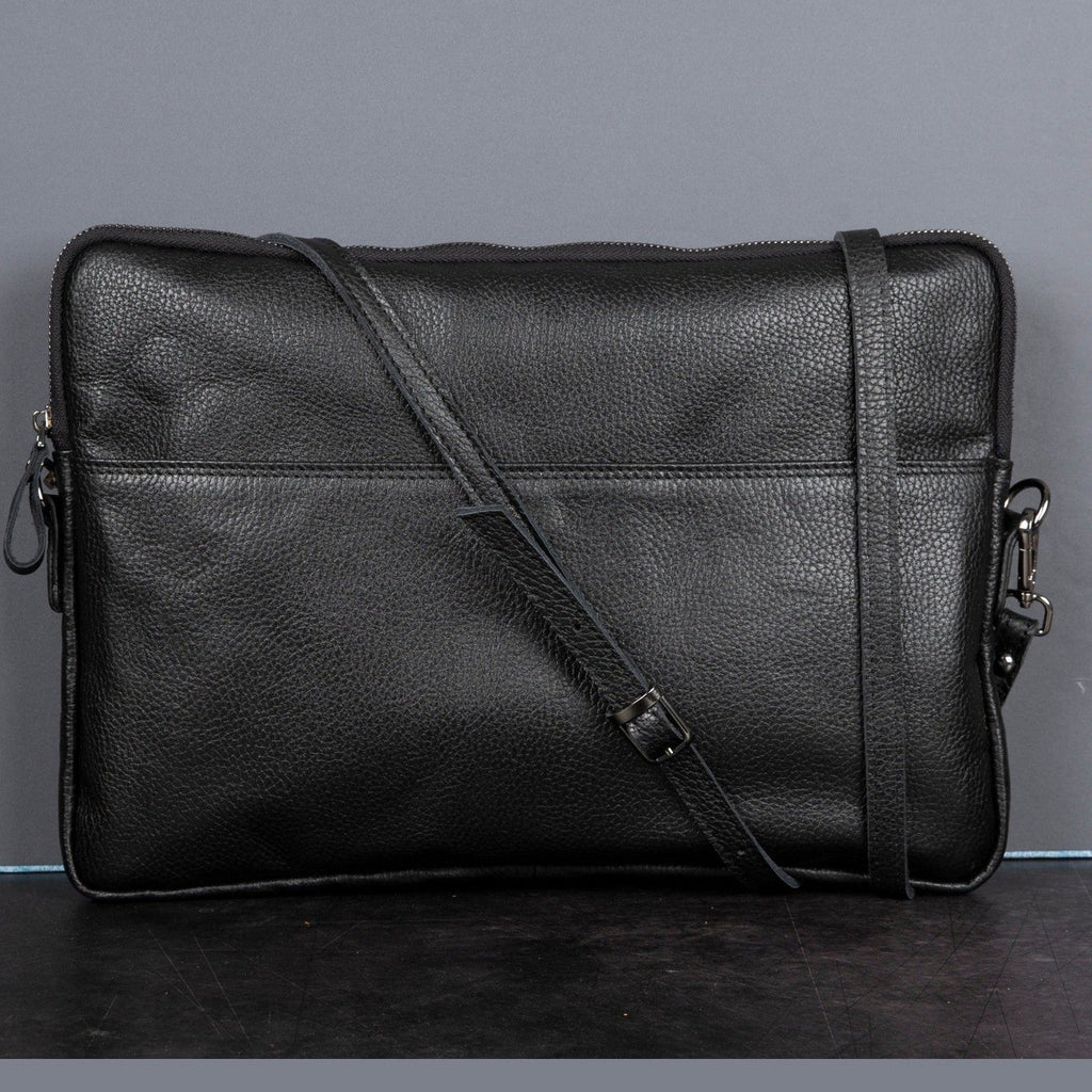 Seward Leather Laptop Bag with Shoulder Strap - MacBook Sleeve 14" & 16"