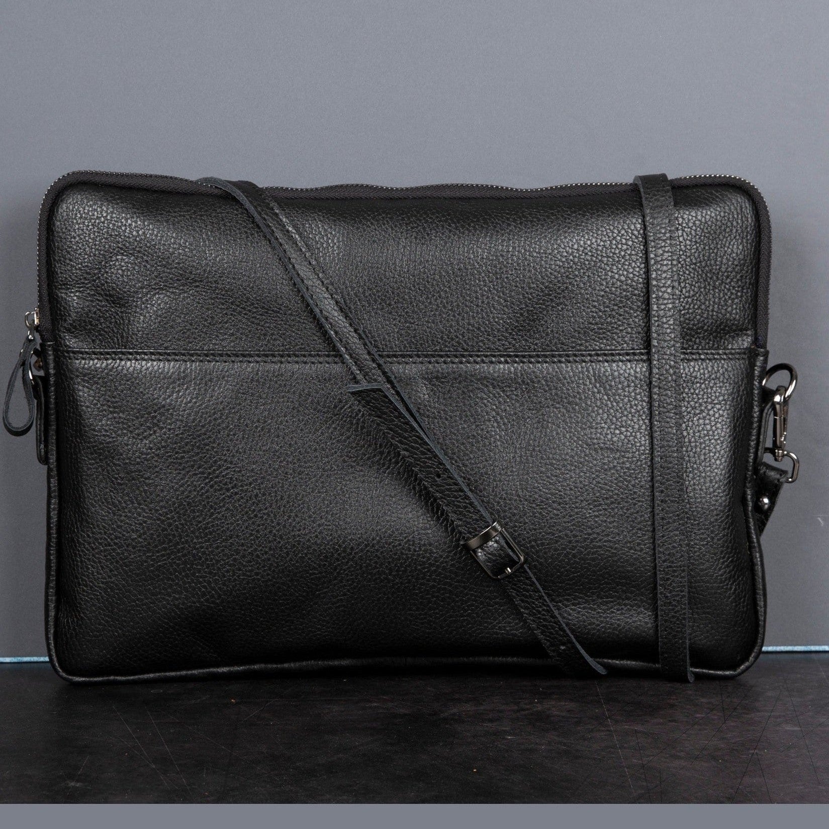 Seward Leather Laptop Bag with Shoulder Strap - MacBook Sleeve 14" & 16"