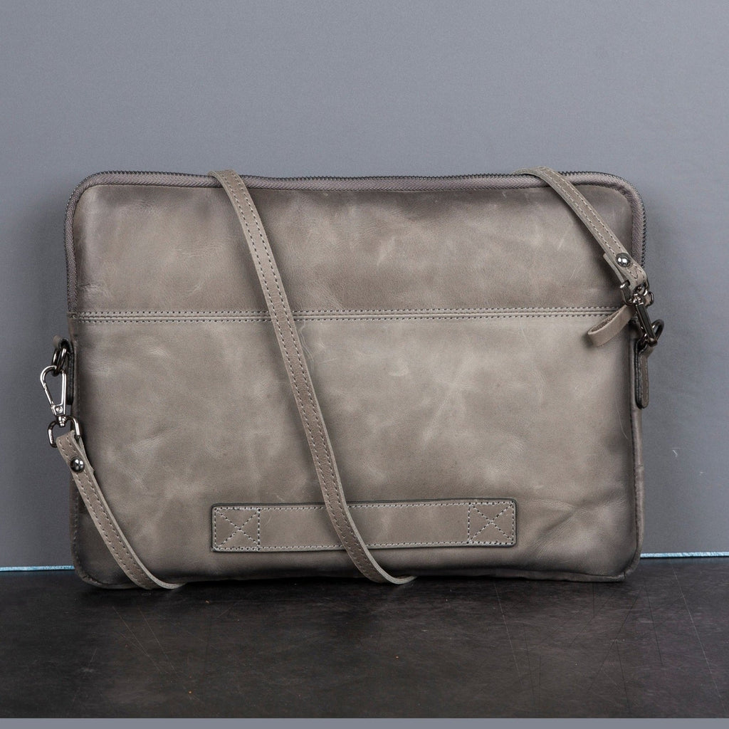Seward Leather Laptop Bag with Shoulder Strap - MacBook Sleeve 14" & 16"
