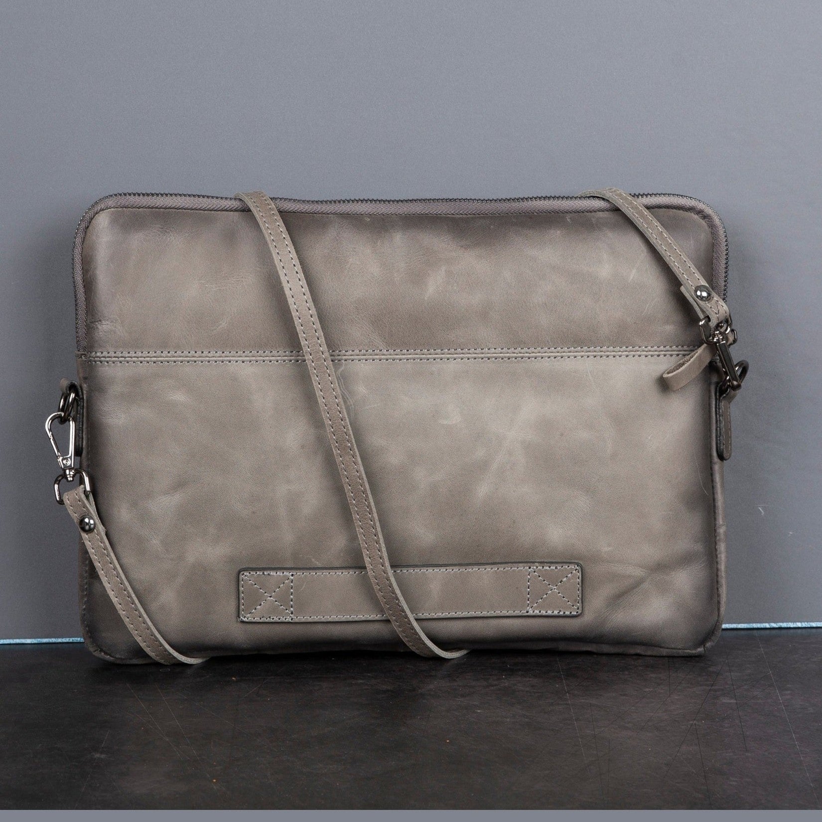 Seward Leather Laptop Bag with Shoulder Strap - MacBook Sleeve 14" & 16"