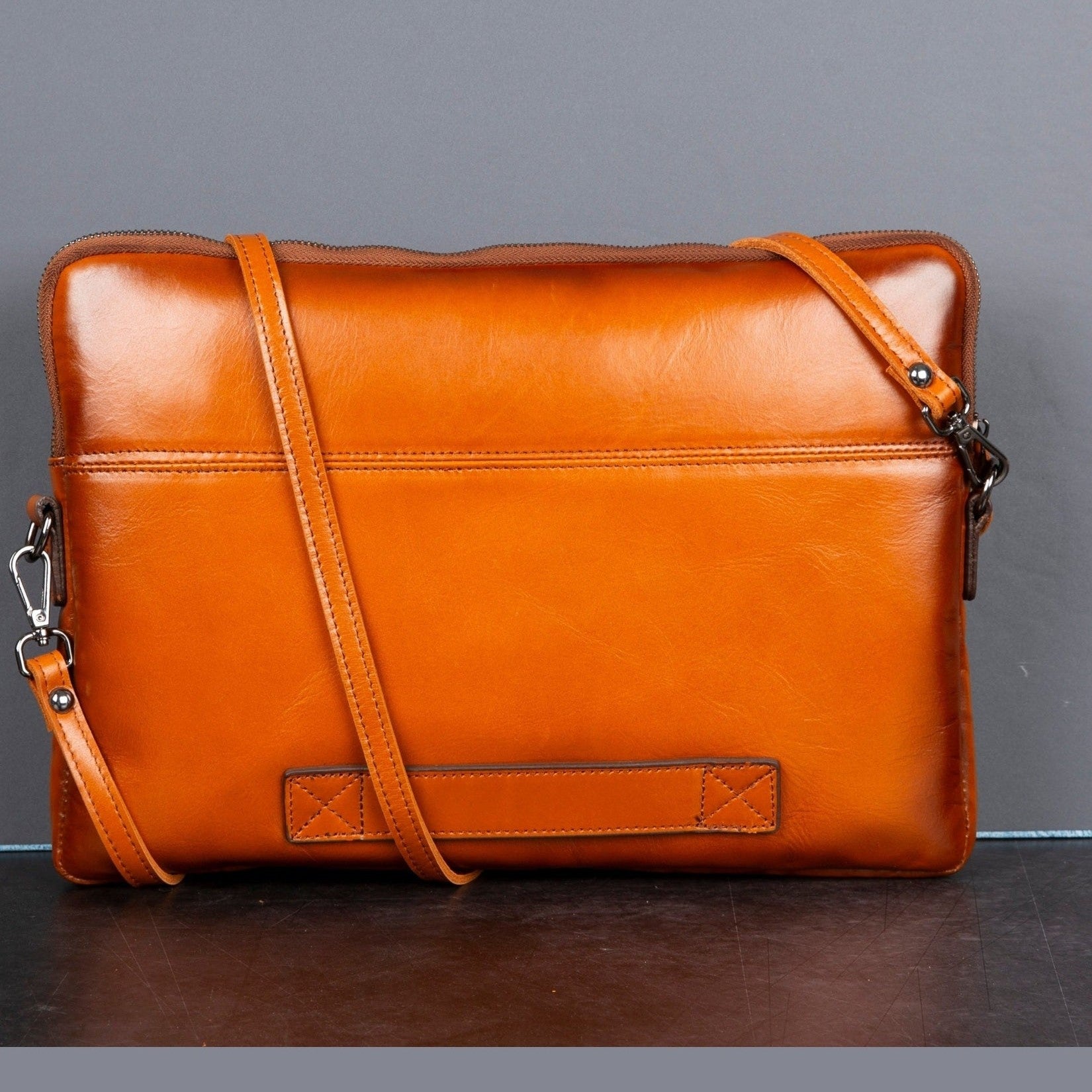 Seward Leather Laptop Bag with Shoulder Strap - MacBook Sleeve 14" & 16"