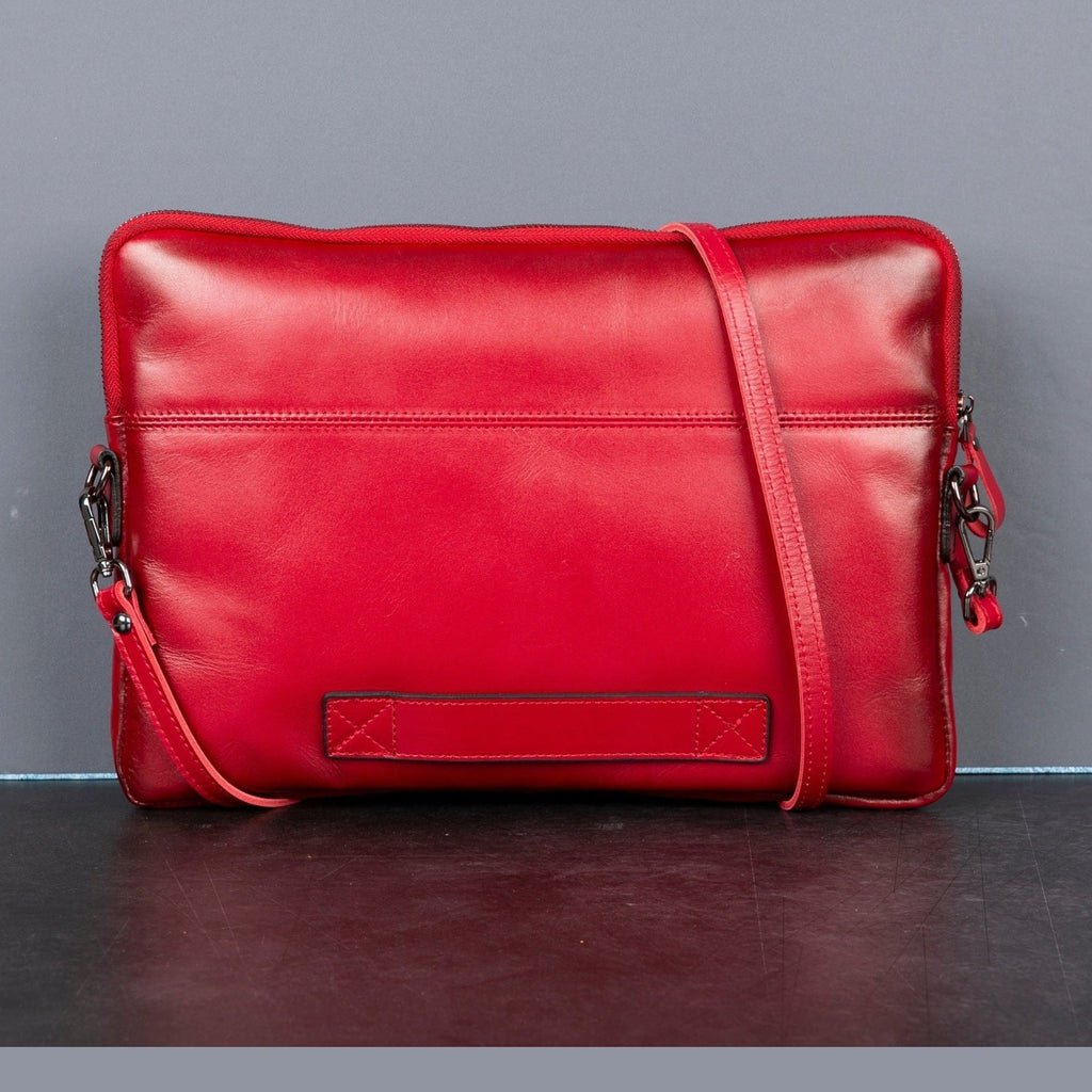 Seward Leather Laptop Bag with Shoulder Strap - MacBook Sleeve 14" & 16"