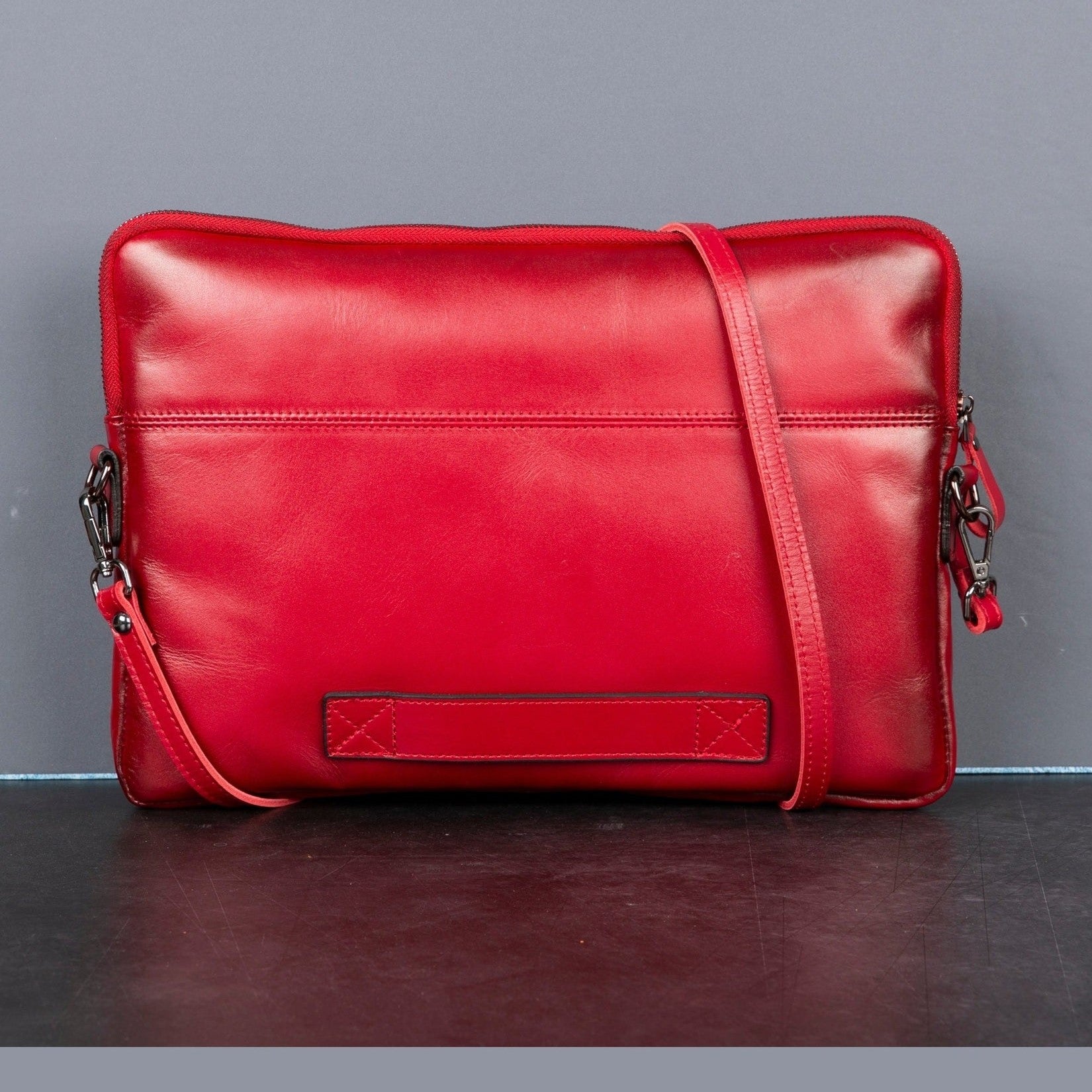 Seward Leather Laptop Bag with Shoulder Strap - MacBook Sleeve 14" & 16"