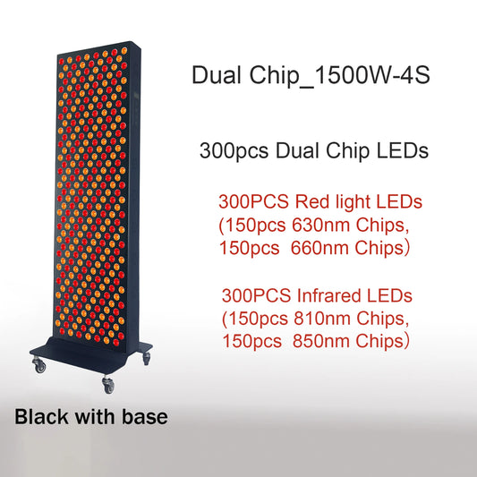 Dual Chip Red Light Therapy Panel 630nm 660nm 810nm 850nm