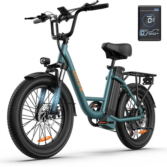 Urlife E20 Ebike 250W 48V 13Ah 20 Inch Fat Tire City