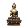 Sitting Bronze Buddha Statue on Lotus | DC-OMSutra