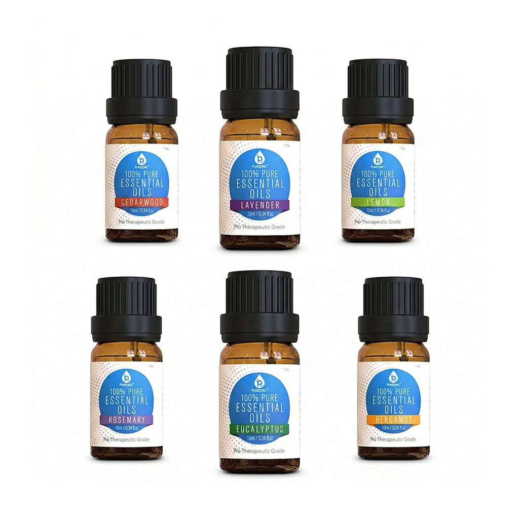 Six-Pack Pure Essential Oils Kit Assorted | DC-PURSONIC