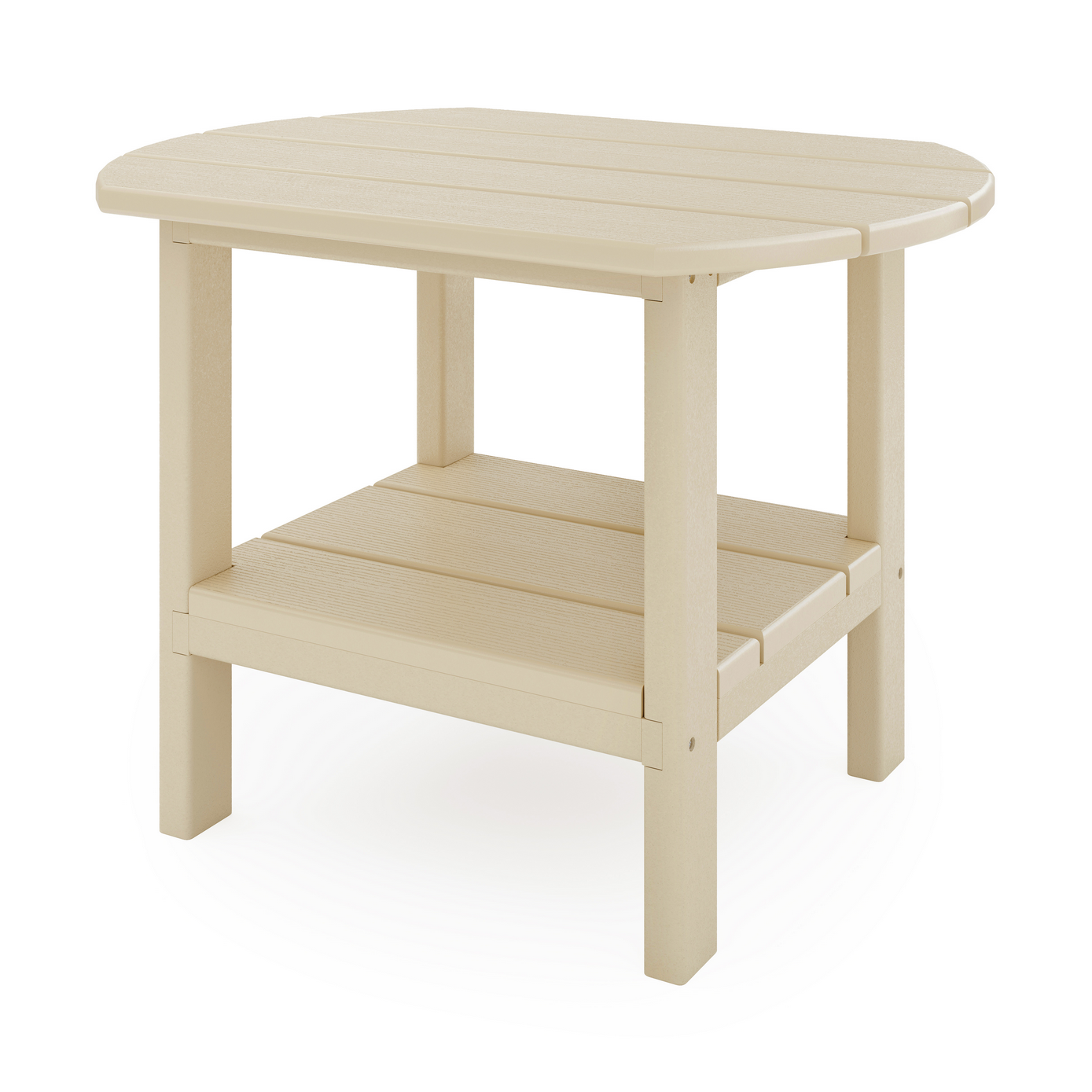 25" St. Simons Oval Side Table by SoPoly Online