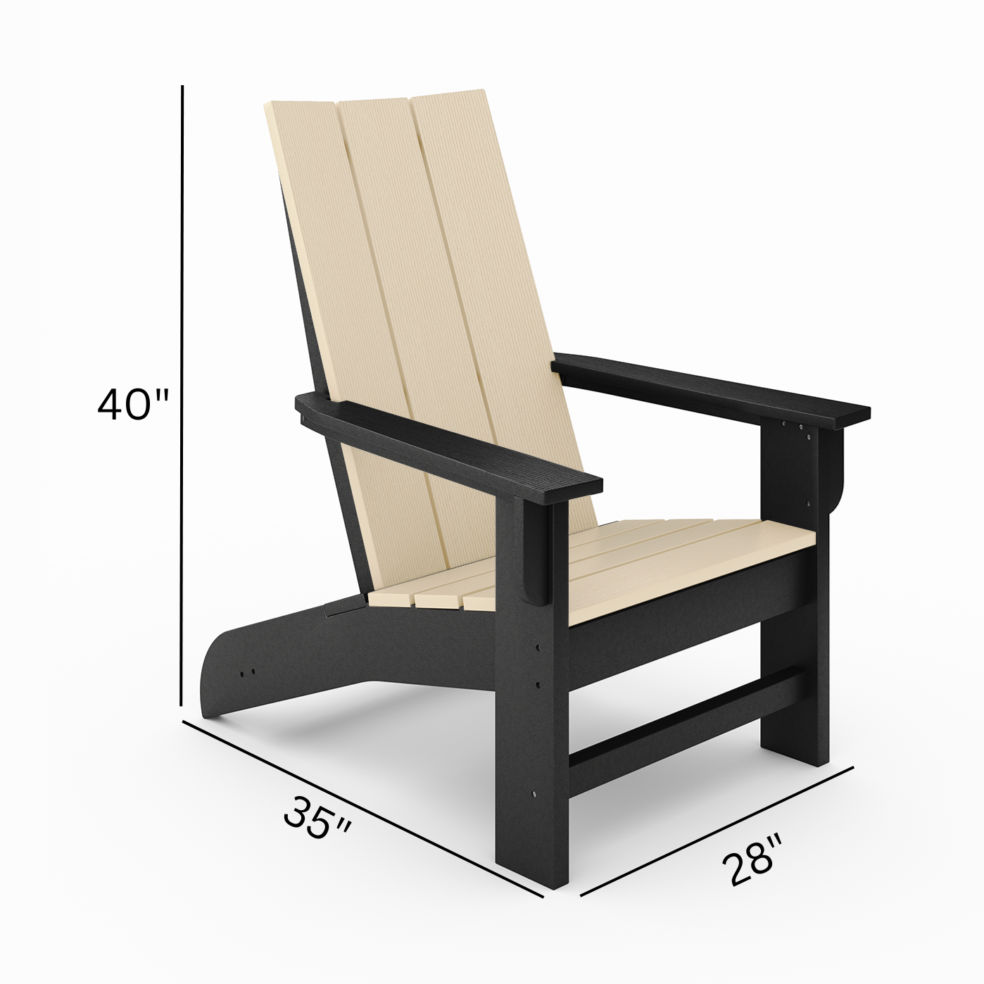 SoPoly Savannah Adirondack Chair