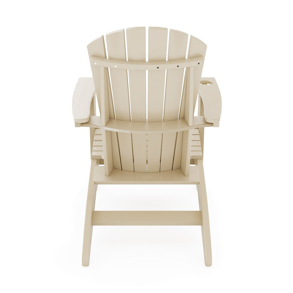 SoPoly St Simons Curved Back Adirondack Chair