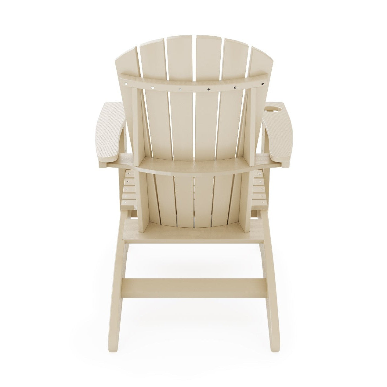 SoPoly St Simons Curved Back Adirondack Chair
