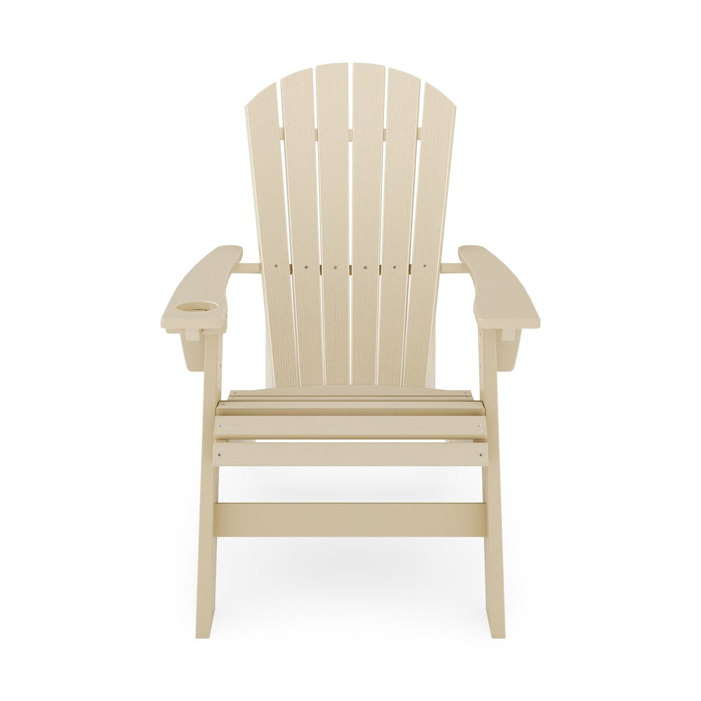 SoPoly St Simons Curved Back Adirondack Chair