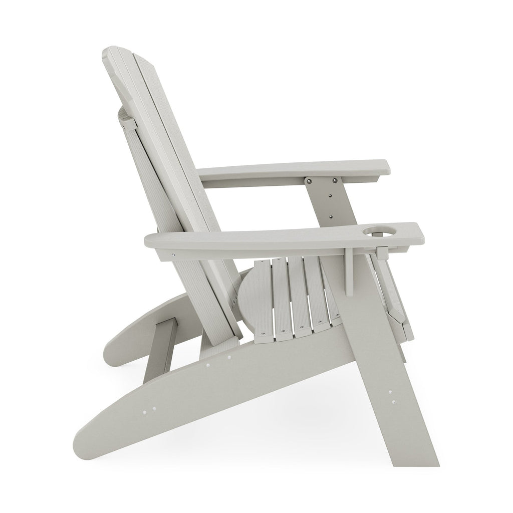 SoPoly St Simons Curved Back Adirondack Chair