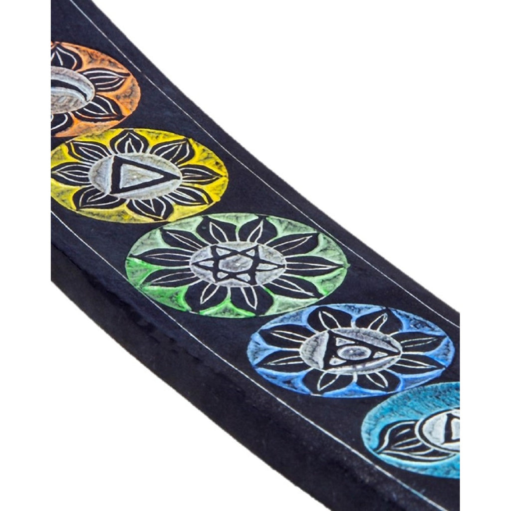 Soapstone Seven Chakra Incense Burner | DC-OMSutra