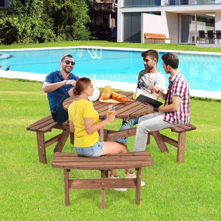 Solid Cedar Picnic Table | Weather Resistant Outdoor Dining by HomePacific