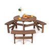 Solid Cedar Picnic Table | Weather Resistant Outdoor Dining by HomePacific