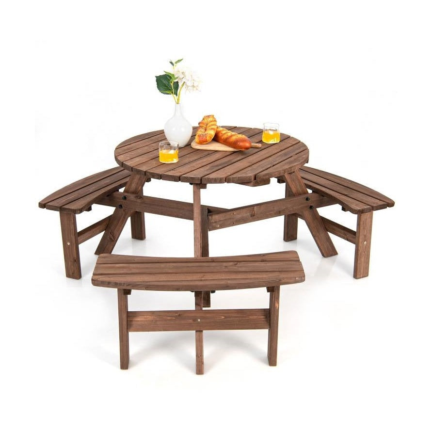 Solid Cedar Picnic Table | Weather Resistant Outdoor Dining by HomePacific