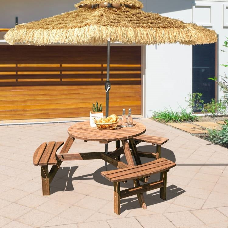 Solid Cedar Picnic Table | Weather Resistant Outdoor Dining by HomePacific