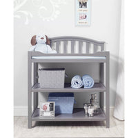 Solid Hardwood Changing Table With Pad | SF Home Premium