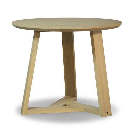 Solid Wood Dining Table Round | Compact Design For Cozy Spaces by HomePacific