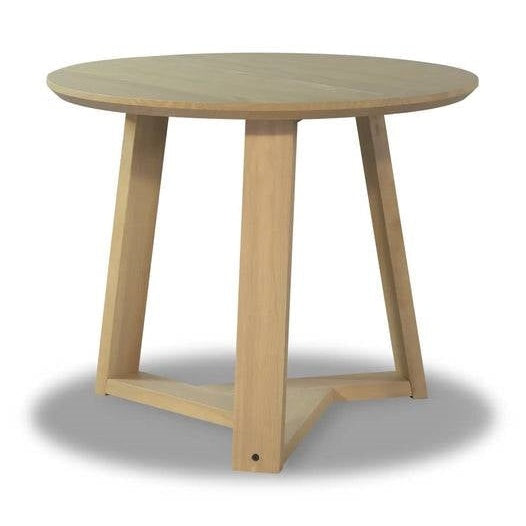 Solid Wood Dining Table Round | Compact Design For Cozy Spaces by HomePacific