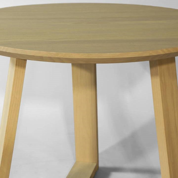 Solid Wood Dining Table Round | Compact Design For Cozy Spaces by HomePacific