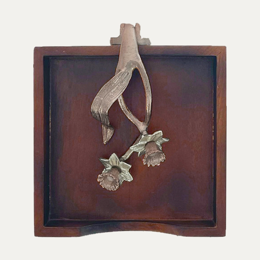Solid Wood Napkin Holder Elegant Display | Decozen