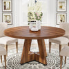 Solid Wood Round Table | Adds Rustic Charm To Dining Room by HomePacific