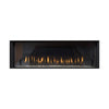 Stainless-Steel Direct-Vent Gas Fireplace Single-Sided Premium | SAKSBY WHOLESALE