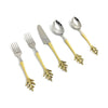 Stainless Steel Flatware Leaf Style Luxury | Vibhsa