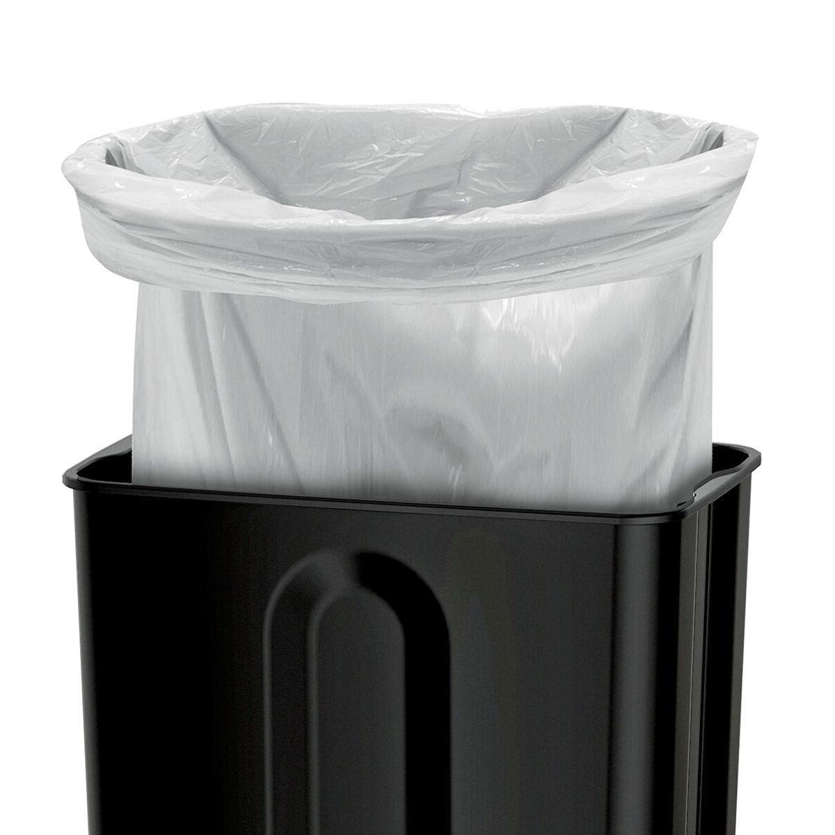 Stainless Steel Kitchen Trash Can With Step Lid Satin Finish by HomePacific