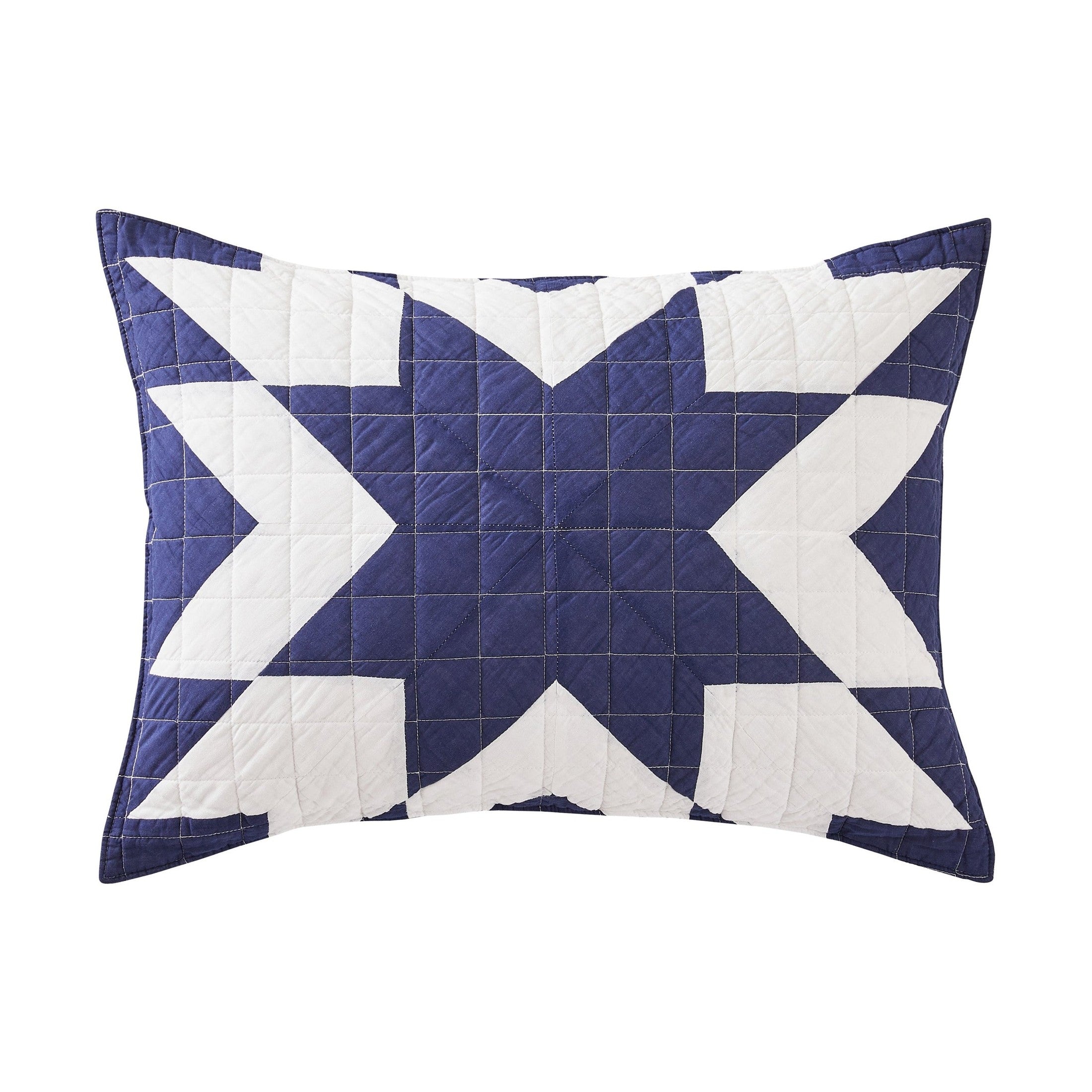 Star Patch Patchwork Cotton Quilt Set by Mélange Home
