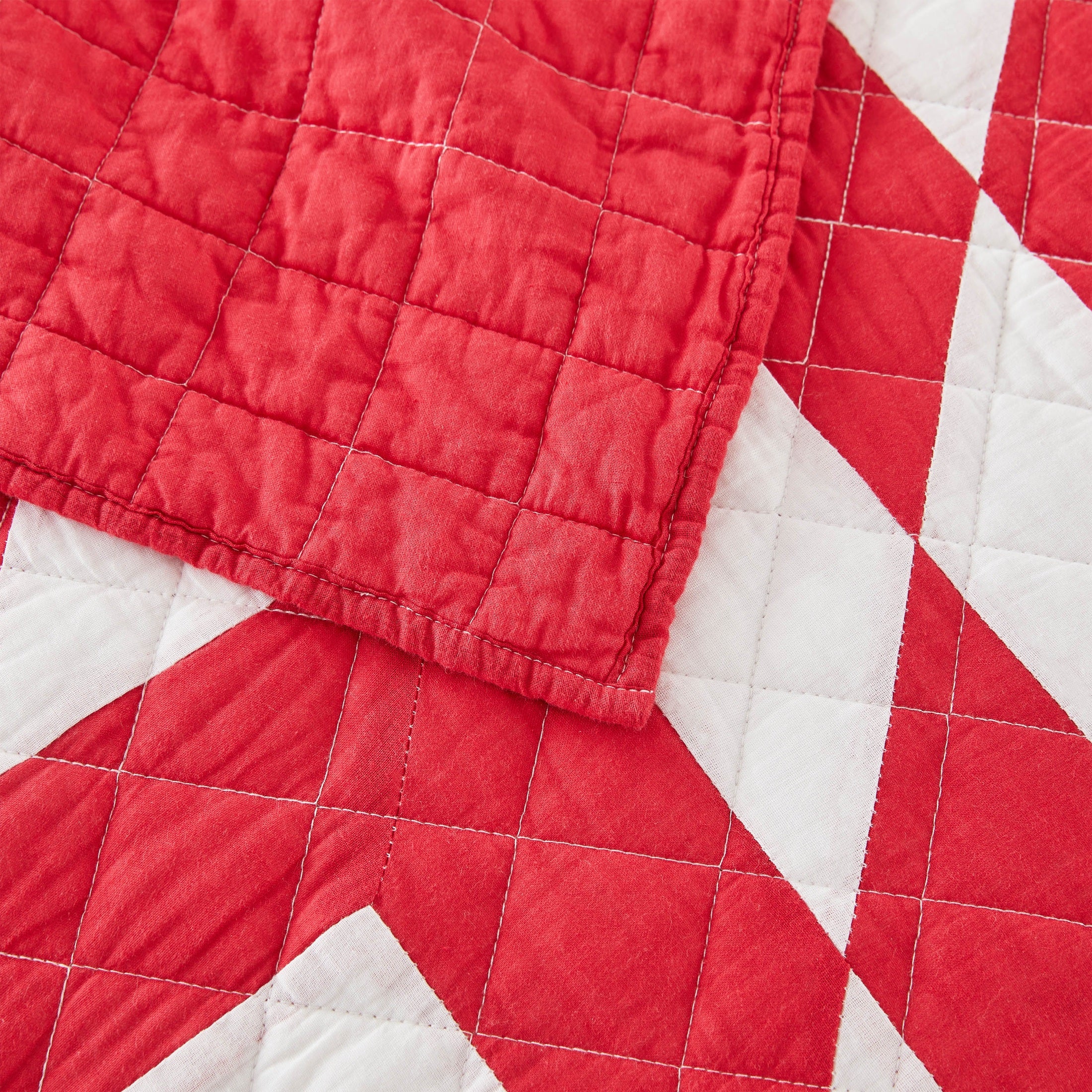 Star Patch Patchwork Cotton Quilt Set by Mélange Home