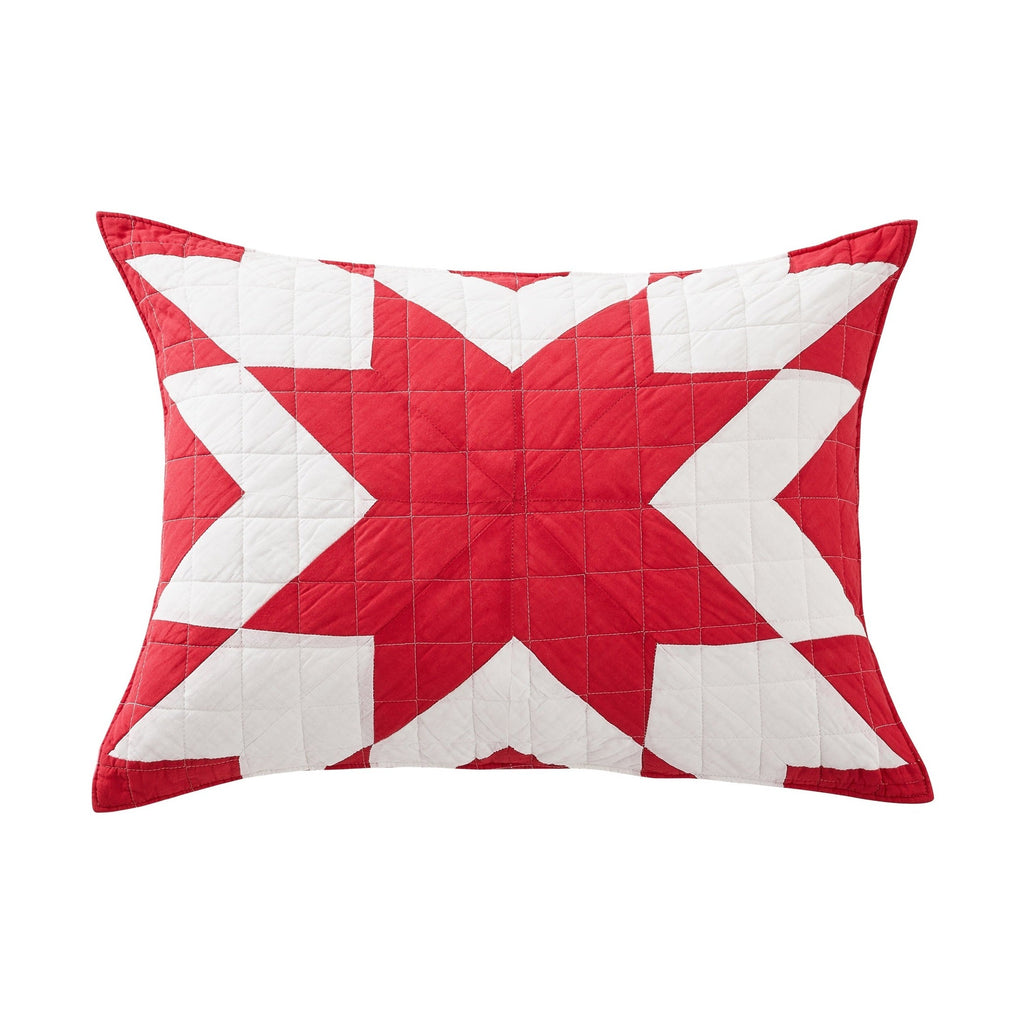 Star Patch Patchwork Cotton Quilt Set by Mélange Home