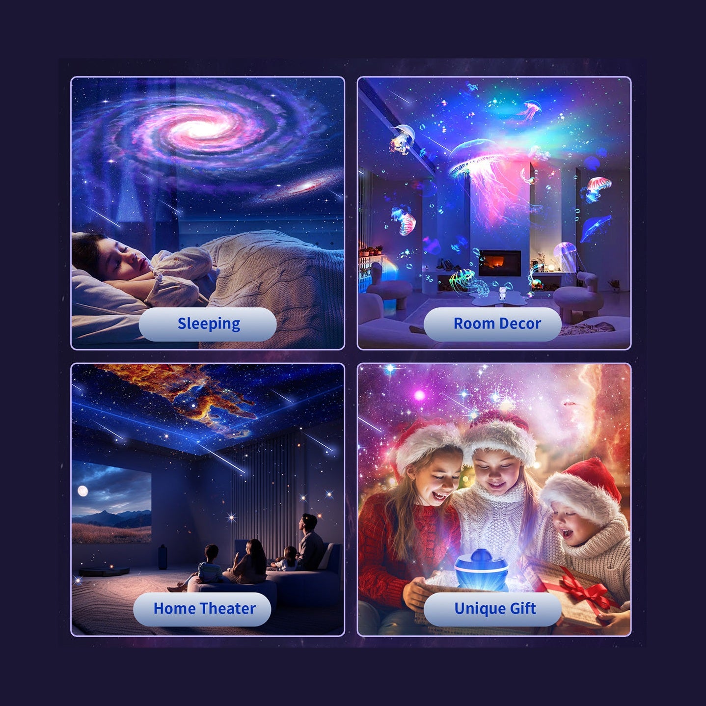 Starry Night Light Projector Galaxy Cosmos | Stellabliss