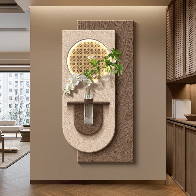 Stone Vase Wall Light Illuminated LED | Dlight Decor